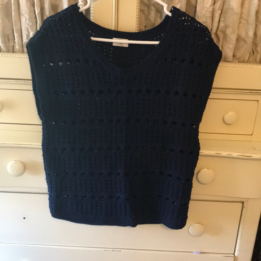 Navy sweater